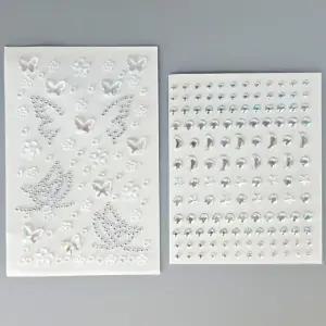 뷰티 반짝반짝 메이크업 큐빅 스티커 페이스