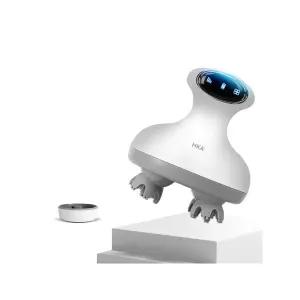 두피브러쉬 마사지기 헤어 부드러운 전동 머리 안마기 A타입 화이트-두피 마사지기