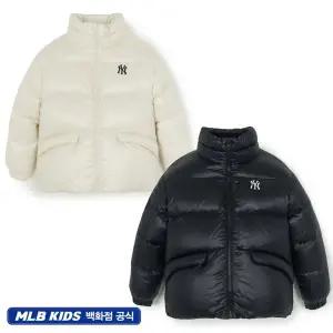 갤러리아 MLB엠엘비 키즈 스트릿 글로시 밴드넥 숏 덕다운 아동점퍼(7ADJB2456)