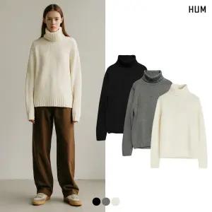 [HUM]유니) 터틀넥 풀오버 (FHMWCWT787P)