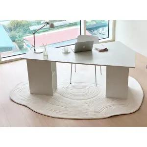 [한일카페트](센텀시티점)카빙 프리미엄 하이앤로우 사계절 단모 러그 200X290cm(비정형)