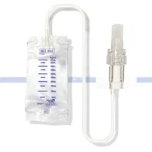 협성 바일백 락타입 답즘주머니+잠금콘넥터 일회용 의료소모품 바일백교체 배액백 담즙주머니