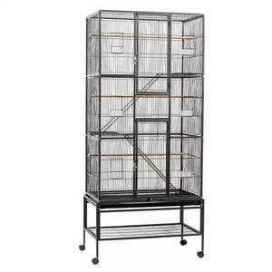 앵무 바퀴달린 연철 SC7 대형새장 가로48 5폭46높이83cm A421