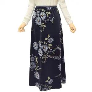 [롯데백화점]포커스 플라워 벨로아 롱 스커트 FW5J3SK3092