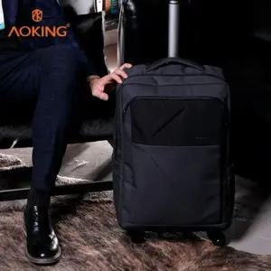[콩심팥심]롤링 기내용 백팩 여행용 기내용 트롤리 배낭