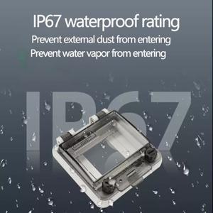 IP67 투명 보호 패널 방수 전자 회로 차단기 스위치 커버