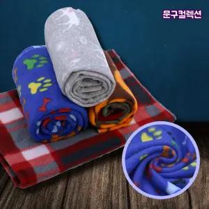 다용도 무릎담요 70x100cm 겨울 이불 체크 패브릭담요 캠핑 사무실 낚시 야외 다양한 디자인 패턴