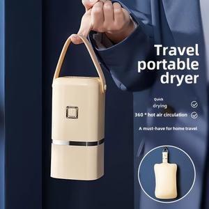 세탁기위선반 타이머가있는 미니 휴대용 접이식 전기 건조기 빠른 건조 가정용 캐비닛 여행 RV 소형 포함