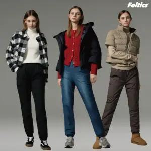 25FW 펠틱스 웜플렉스  패딩 기모 팬츠 3종 여성