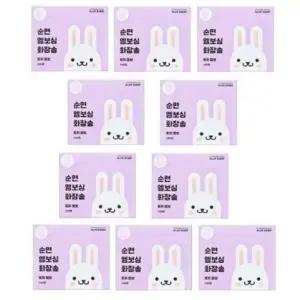 [화이트래빗] 화이트래빗 엠보싱 토끼엠보 화장솜 100매x10박스