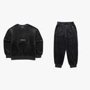 휠라 키즈 벨로아 맨투맨 팬츠 상하 세트 FK2FSF4201X DGY