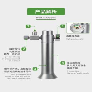 DIY 수족관 CO2 조절기 솔레노이드 밸브 버블 카운터 소형 가스 병 3-8UNF 물고기 탱크 감압