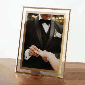 A4 사이즈 고급형 상장 액자(골드)