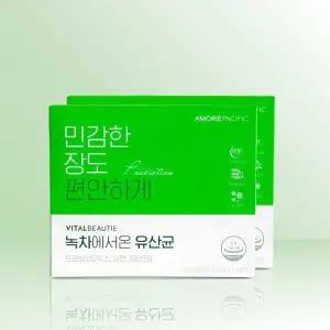 바이탈뷰티 녹차에서 온 유산균 1g x 60포, 2개 / iuy