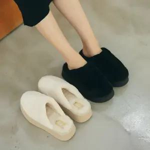 히포 통굽 키높이 털슬리퍼 5.5cm