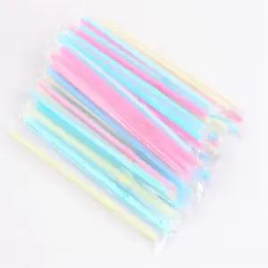 큐큐마 일회용 주름빨대 50개입 드링크빨대