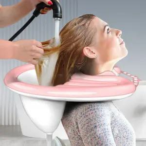 간이 세발기 미용실머리감기 임산부 노인복지용구 머리감기 간이 샴푸대 간병 세발기 튜브식 이동식