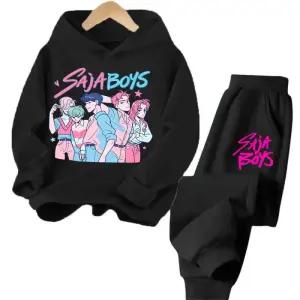 케이팝 데몬헌터스 맨투맨 후드티 사자보이즈 바지 운동복  티셔츠 가을 루미 긴팔 미라 기모