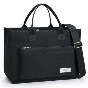 수납공간이 있는 여성용 멋진 포레스트 워크 토트백, 대학, 여행, 성경을 위한 지퍼가 달린 대형 캔버스 크로스바디 지갑