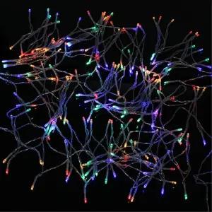 LED 200구 투명선 USB 줄전구 20m 컬러 신혼부부선물 크리스마스앵두전구