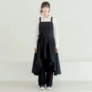 요들 와이디스튜디오 언발란스 플레어 에이프런 앞치마 블랙 YDA006