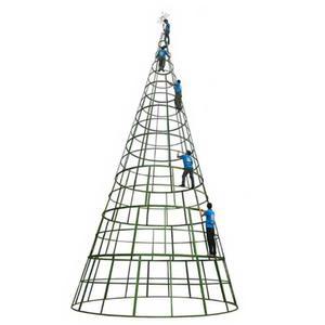 크리스마스 트리 프레임 대형 로비 광장 장식 5m 철제