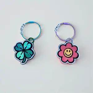 커피박 키링 열쇠 고리 업사이클링 환경 보호 DIY 키트 4네잎클로버