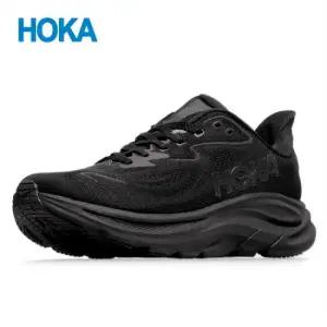 [호카]  정품) 여성 클리프톤 10 와이드 러닝화 운동화 블랙 1162050-BBLC