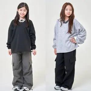 패딩 카고 바지 팬츠 / 여아 주니어 의류 초등학생 옷