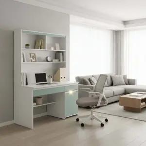 수납 도어형 책상 세트 1200 가정용책상