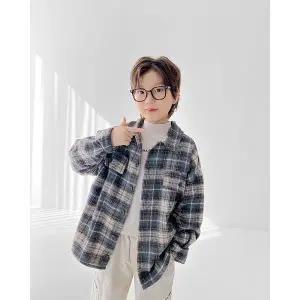 [리틀브로] (아동)빈티지모직체크셔츠[티셔츠BFJ4559B]