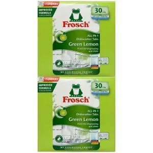 프로쉬 NEW 그린레몬 식기세척기 전용세제 30개입 2개 / 써클