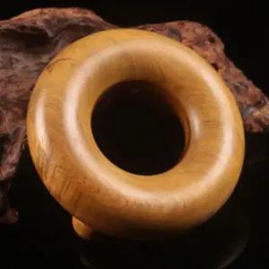 [골드스마일]세발 두피 마사지 지링 나무 원목 선물 경락 안마