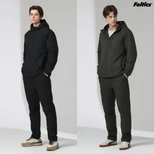 펠틱스 25FW 남성 패딩 보아퍼 기모 셋업 2종