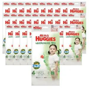 [하기스] 하기스 네이처메이드 팬티형 기저귀 4단계 대형 남여공용 3Px30팩(1박스)