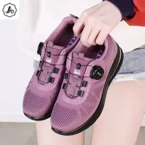 [애슬릿] 여성 등산화 발 편한 끈 조절 에어쿠션 트래킹 운동화