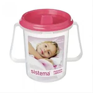 [골드스마일]시스테마 유아 핸디 스파우트컵 250ml 핑크