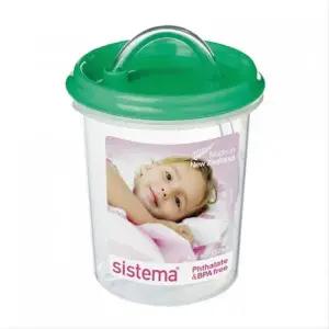 [골드스마일]시스테마 유아 빨대컵 250ml 그린 아기물컵
