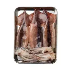 [내일도착] 쫄깃하고 맛있는 깔끔 손질오징어 500g 5마리 2팩