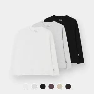 [지오다노주니어] 03025915 베이직 긴팔 티셔츠 3팩