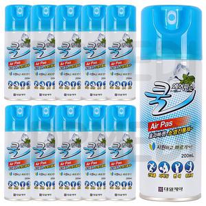 대일제약 대일 에어파스(200ml) 10개 뿌리는 스프레이 파스 운동선수 근육통