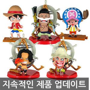 원피스 피규어 세트/루피/조로/쵸파/상디/나미/미니