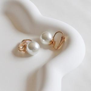 [수호쥬얼리]ee01 Lsize 14mm  진주 귀찌 귀걸이