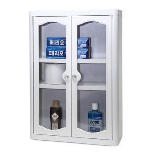 국산 다용도 욕실장/중/016/화이트 / 욕실수납장 욕실선반