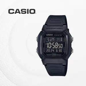 카시오 CASIO W800H-1B 군용인기모델 우레탄밴드 듀얼타임 100M방수 W-800H-1B