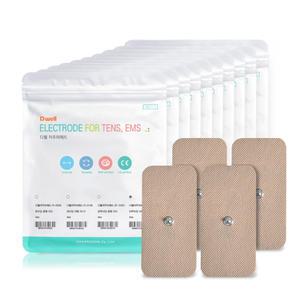 10팩구성 디웰 저주파 패드 버튼식 단추타입 대형 2조 4매입