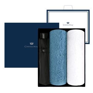 송월우산 3단컬러 호텔 40수 180g 수건 3p 기념품선물