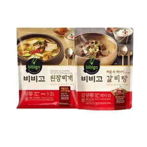비비고 갈비탕 400g x 5팩 + 된장찌개 460g x 5팩