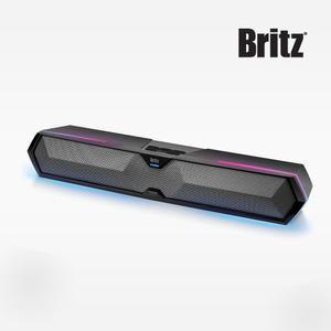 브리츠 BR-T9 블루투스 게이밍 사운드바 스피커 RGB 컴퓨터 PC 스피커 2채널