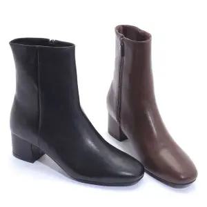 갤러리아 SAERA 세라 여성 퍼 앵클부츠 S22A408 흑색,브라운 5CM